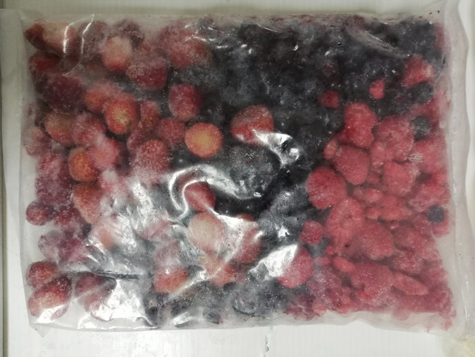 Frozen Mixed Berry 1kg (black, strawb, rasp)